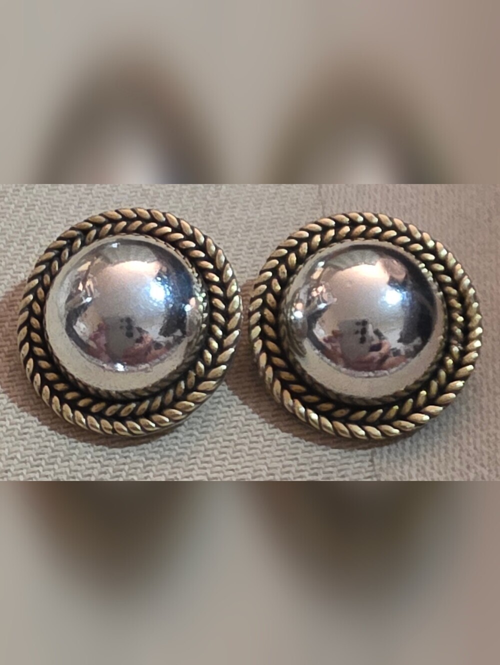 TAXCO STERLING SILVER 925 CLIP EARRINGS 12.45 GRAMS
